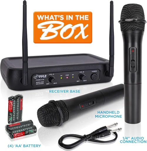Wireless microphones set of 2