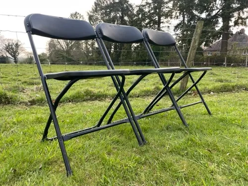Black Folding Chairs