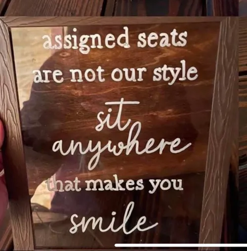 Acrylic Sit Anywhere Dark Stain