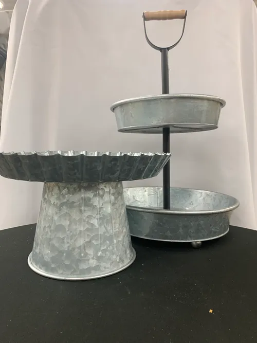 Rustic Metal Dessert stand