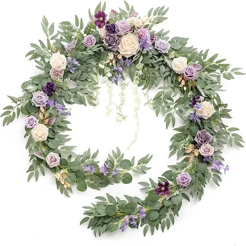 Lings Purple and Gold 6ft Garland