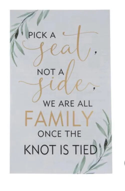 Pick a Sear Not a Side Sign