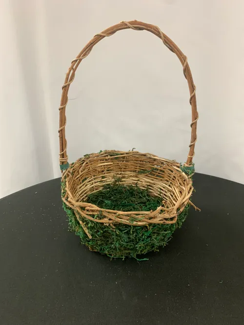 Mossy Flower girl basket