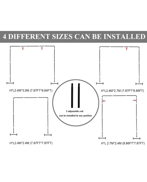 Arch Balloon/Floral wall/Wedding Black