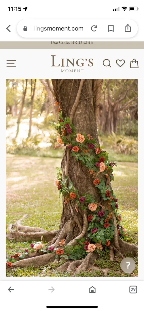 Lings Floral Garland 5’