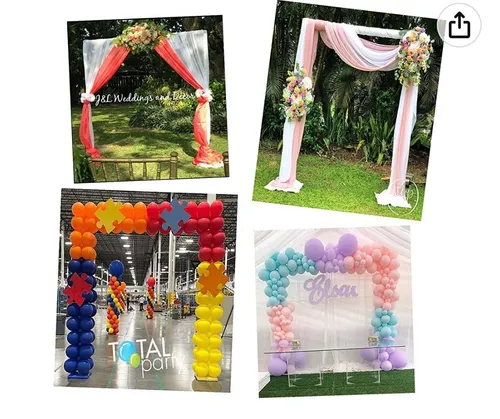 White backdrop stand