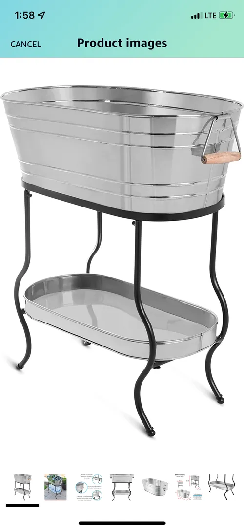 Galvanized Drink Tub