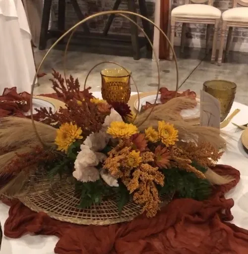 Hoop Centerpieces without floral 