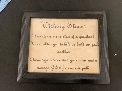 Wishing Stone Sign