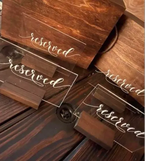 Acrylic Reserved Dark Stain