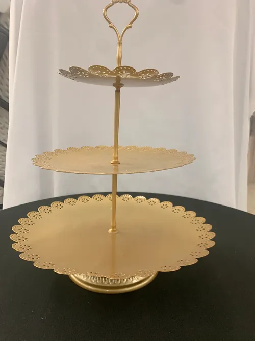 Golden Dessert Stand