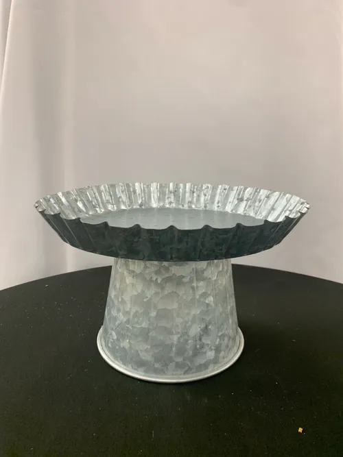 Rustic Metal Cake stand