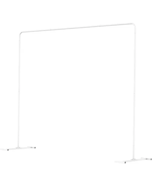 Arch Floral/Balloon/Wedding White