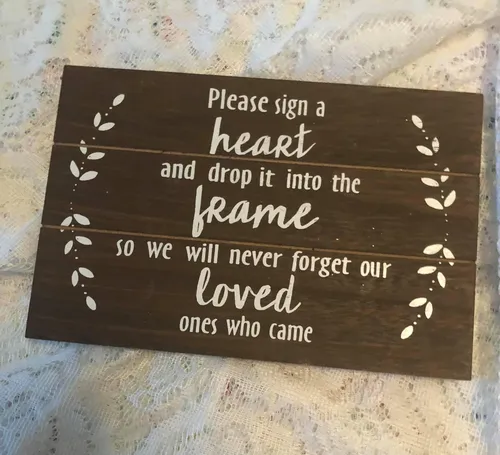 Please Sign a Heart Sign