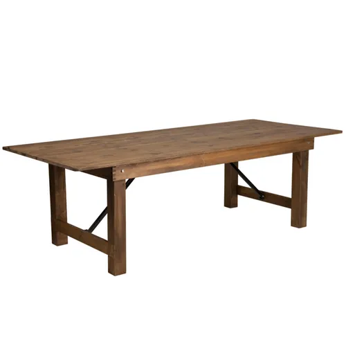 Tables...(40in x 96in) Farmhouse (Seats 8 - 10 People)
