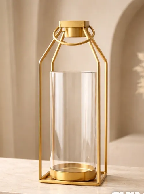 Gold Metal Lantern