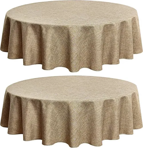  Brown  Round Table Linen - Brulap