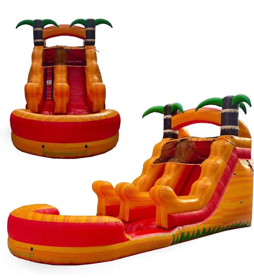 #17_13ft Flame Tropical waterslide (WET-Only)