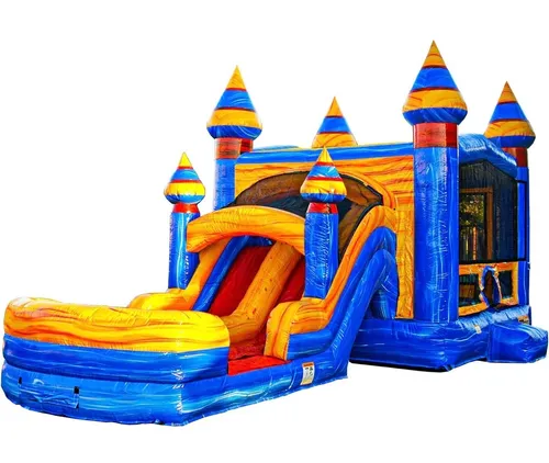 #2_Melting Arctic Bounce House with Dual Lane Slide 