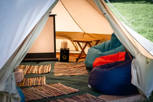 4m Bell Tent Cinema 
