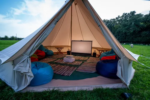 5m Bell Tent Cinema 