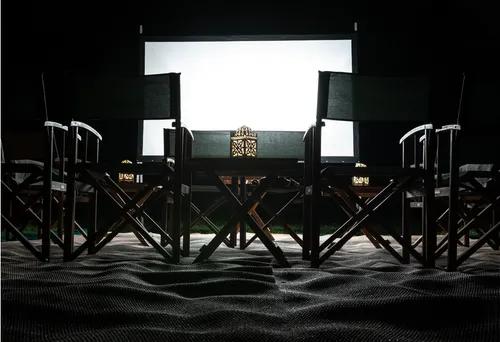 2m open air cinema setup