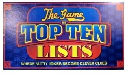 The Game of Top Ten Lists