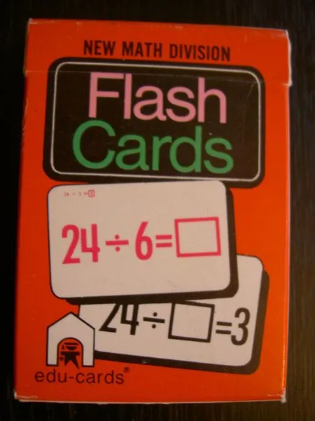 Division Flash Cards