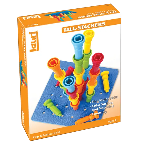Tall-Stacker Pegs & Pegboard set