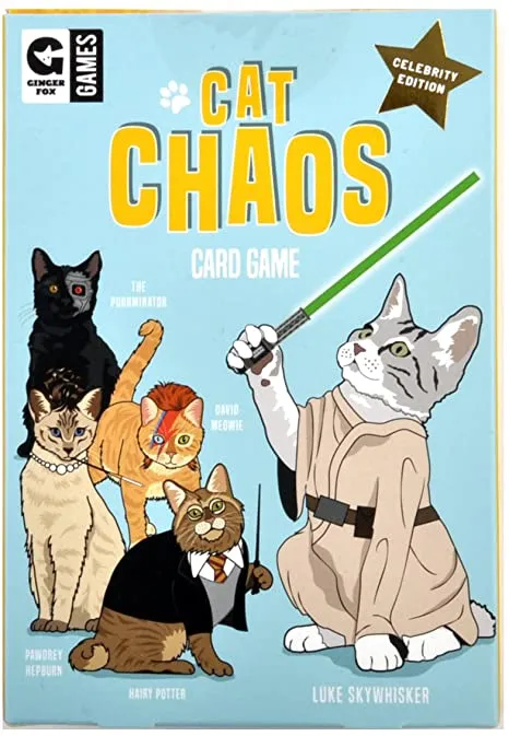 Cat Chaos Card Game: Celebrity Edition