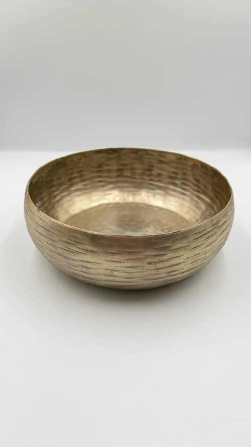 Large Gold Decorative Bowl