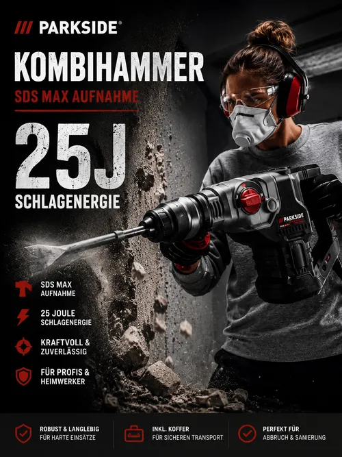 Abbruchhammer 25J mit SDS-MAX-Aufnahme 