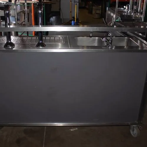 Tapkraan Dubbel kraan met spoelbak