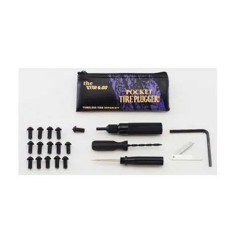 Stop & Go Motorcycle Tubeless Tire Plugger Kit