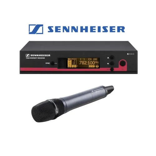 Sennheiser G3 845 Hand Held Wireless Microphone With Rack Receiver Package