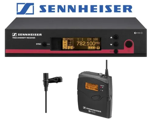 Sennheiser G3 Lapel Wireless Microphone With Beltpack Receiver