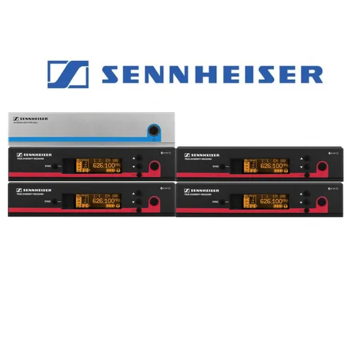 Sennheiser G3 wireless mic. receiver (in rack of 4 Band B)