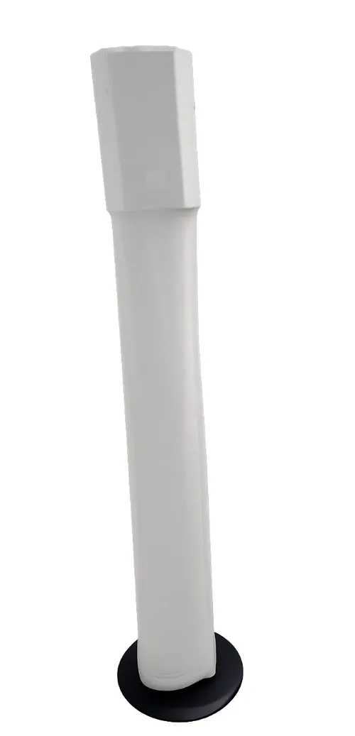 White themed invisible PA scrim