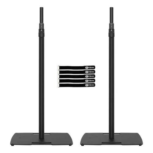 Square flat base speaker stands