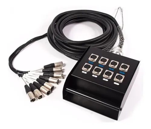 8 channel (+4 returns) 20m multicore