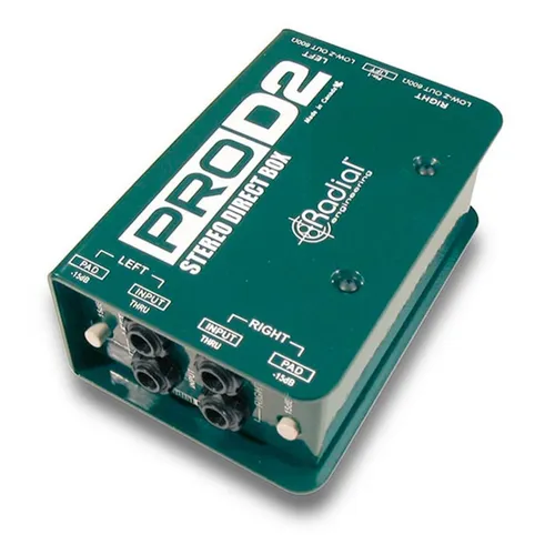 Radial passive stereo DI box
