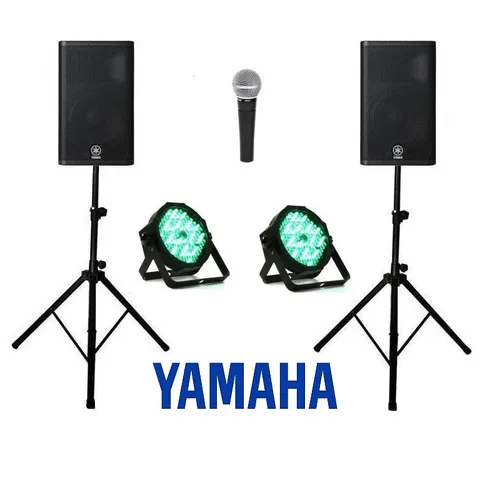 Yamaha DRR12 x2 + Mic + Lights