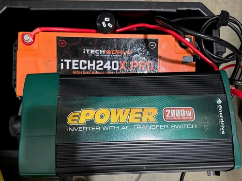 battery 220ah, 2000w monster box!