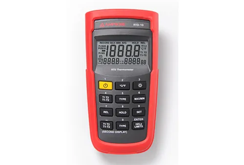 Amprobe RTD-10 Dual Input Digital RTD Thermometer