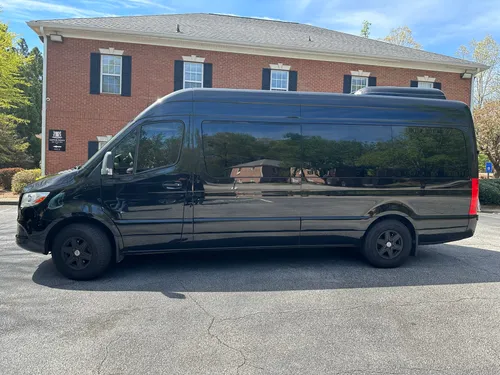 Mercedes-Benz Sprinter Party Bus/Limo with WiFi, TVs, and Big Sound