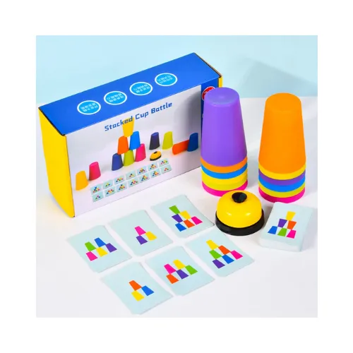 Stacked Cup Battle Game