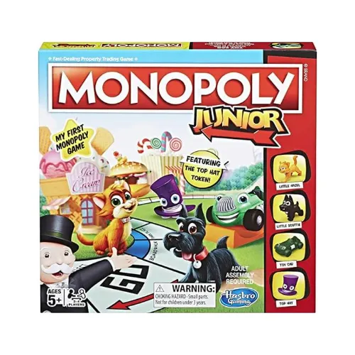 Monopoly Junior Board Game, Ages 5 and up