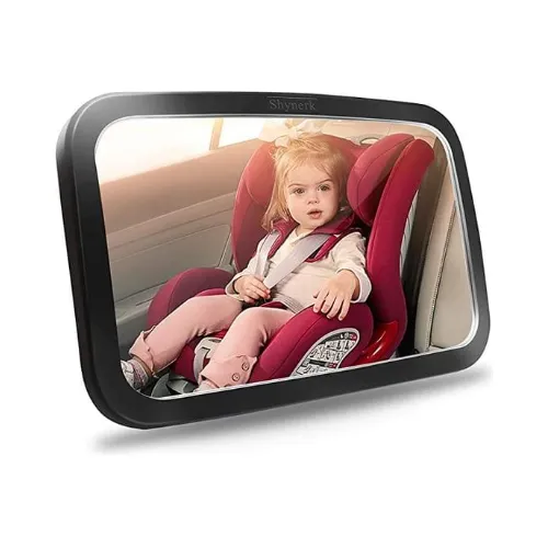 Safety Car Seat Mirror for Rear Facing Infant with Wide Crystal Clear View