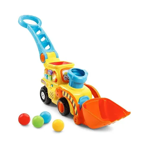 VTech Pop-a-Balls Push & Pop Bulldozer