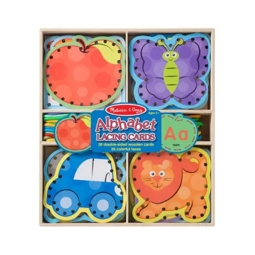 Melissa And Doug Alphabet Lacing Cards